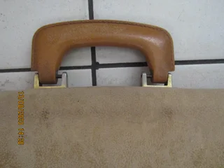 Genuine Leather Multi-Compartment Lockable Brief Case