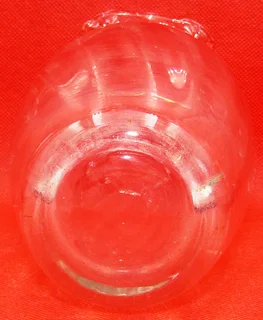 20cm Clear Glass Vase