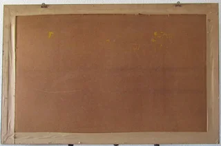 Abstract Modern Tapestry Mounted, Framed and behind Glass - w&#61;1280mm; h&#61;870mm