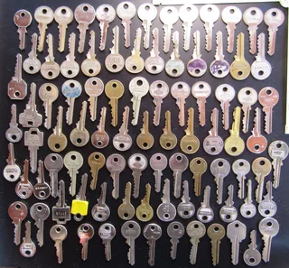 Assorted Security Keys - for Large Padlocks and whatever.