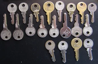 Assorted Security Keys - for Small Padlocks and whatever.