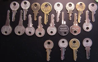 Assorted Security Keys - for Small Padlocks and whatever.