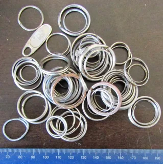 Assorted Keyrings - more than 50