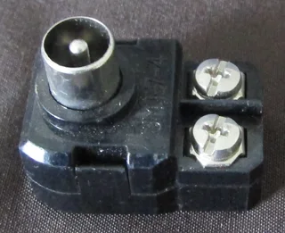 TV Co-Axial Cable Plug