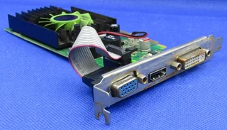 GF210 (PCIE) 512M DDR3 HDMI/DVI NC-G210512B34-AN Video Card - for spares or repairs only!