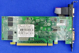 GF210 (PCIE) 512M DDR3 HDMI/DVI NC-G210512B34-AN Video Card - for spares or repairs only!