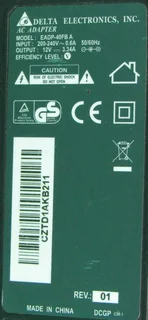 Delta Electronics Inc. Power Supply / Charger 12V 3.34A EADP-40FB A