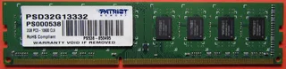 2GB DDR3 Patriot RAM Module
