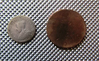 1927 Pence and early 1900's Penny