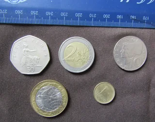 Assorted European Coins x 5