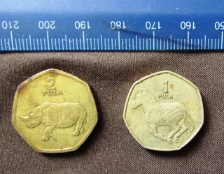 Botswana Assorted Coins x 2