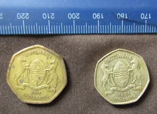 Botswana Assorted Coins x 2