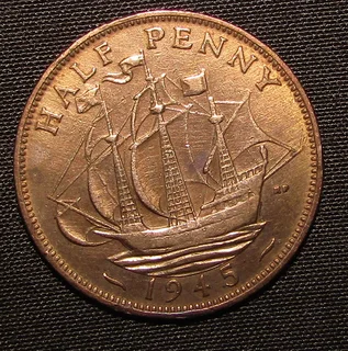 Half Penny 1945