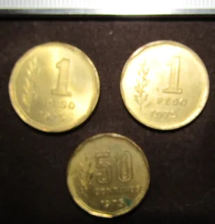 Assorted Argentinian Coins x 3