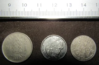 Assorted Belgian Coins x 3