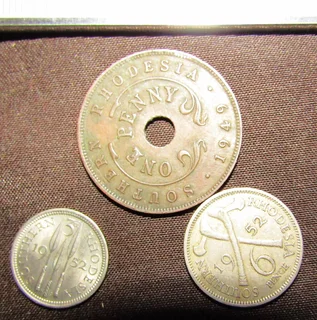 Assorted Southern Rhodesia Coins x 3