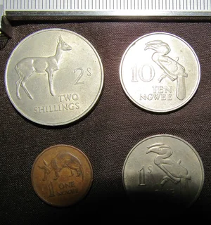 Assorted Zambia Coins x 4