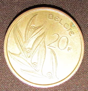 20F Belgian Coin