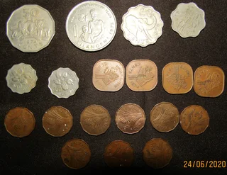 Assorted Swaziland Coins x 19 ***nice one for beginners***