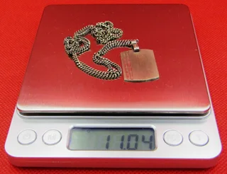 Silver Pendant on Chain