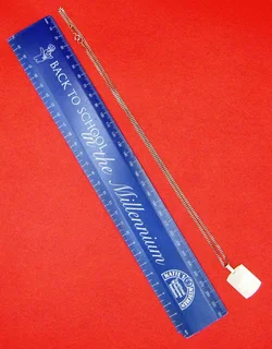 Vitrail Crystal Gold Tone Pendant Necklace