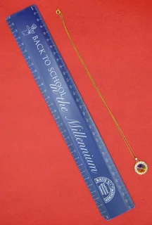 Vitrail Crystal Gold Tone Pendant Necklace