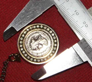 Commemorative Queen Victoria Pendant with Diamante