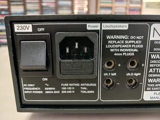 Naim NAP 100 Stereo Power Amplifier - 3 MONTHS WARRANTY (WeBuyHifi)