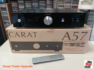 Mint! Carat A57 Stereo Integrated Amplifier - 3 Months Warranty (webuyhifi)