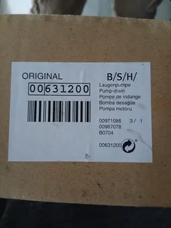 Bosch dishwasher drain pump