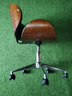 Ergonomic U-type Backrest Wood 360° Swivel Office Chair With Gas lift