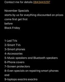 LED tvs and Smart TVs MarkDown prices