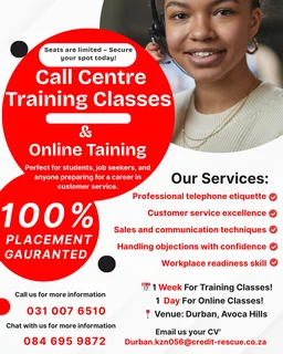 Call Center training 100% Placement
