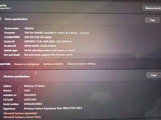 Used Microsoft surface pro 8 i5