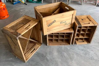 Wine Display Crates x 4