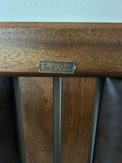 True wood headboard