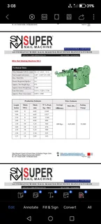 HIGH SPEED NAIL MACHINE