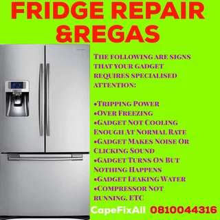 Fridge And Freezer Regas
