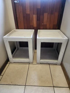 2x Large Bedside Tables