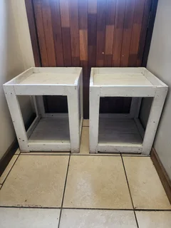 2x Large Bedside Tables