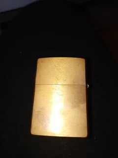 Vintage Brushed Brass Zippo