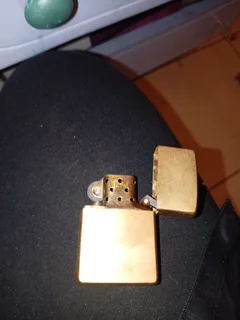Vintage Brushed Brass Zippo