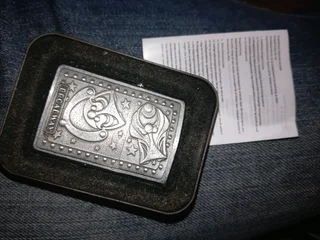 Rare Barret Smythe Broadway Design on pewter 2000 Zippo