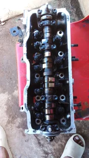 Toyota tazz or corolla 2e cylinder head long block type wid new valve stems like new 4500rand  only