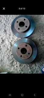 Toyota tazz or corolla front break disc available like new both 500rand contact 0835730435