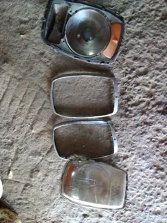 Mercedes w114 w115 front headlights n trims available all parts 3500rand contact 0835730435