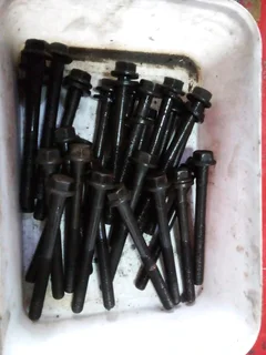 Various cylinder head bolts available only wats in pictures frm 100rand each bolt contact 0835730435