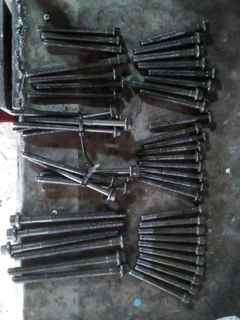 Various cylinder head bolts available only wats in pictures frm 100rand each bolt contact 0835730435