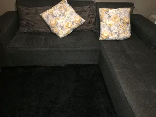 Grey l shape couch