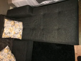 Grey l shape couch